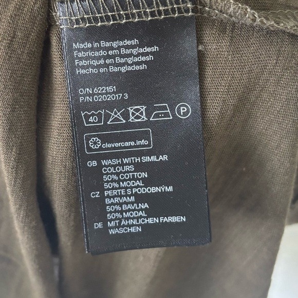 H&M Army Green Mini Sundress Cap Sleeve Cinch Waist Pockets Size XS - Picture 6 of 8